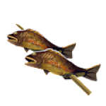 串焼き魚の画像