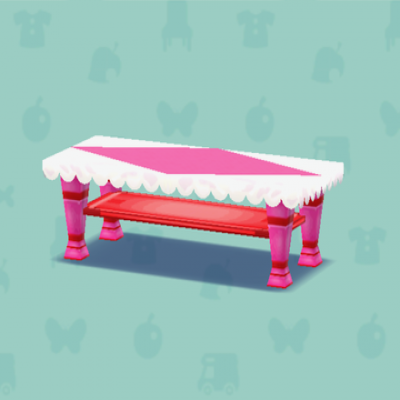 ラブリーローテーブル-ラブリーピンクの画像