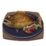 スパイシー焼き魚の画像