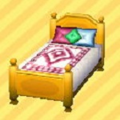 カントリーなベッドの画像
