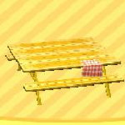 ピクニックテーブルの画像