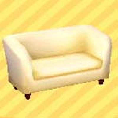 しろいソファの画像