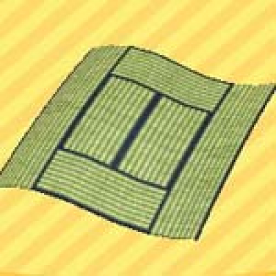 ちゃしつのラグの画像