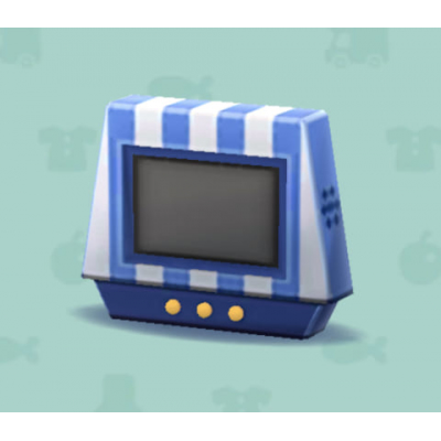 ストライプなテレビの画像