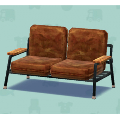 ちゃいろのソファの画像